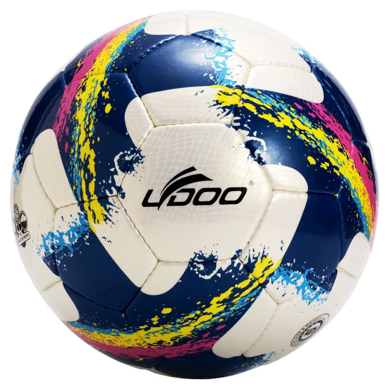 Hand-Stitched Size 5 PU Leather Football with Snakeskin Texture