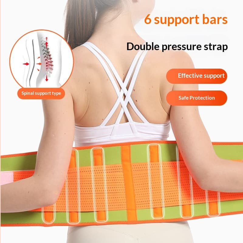 Slimming Compression Waist Support Belt – Breathable Lumbar Protection