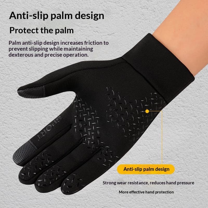 Men's Winter Cycling Gloves – Waterproof, Windproof & Touchscreen