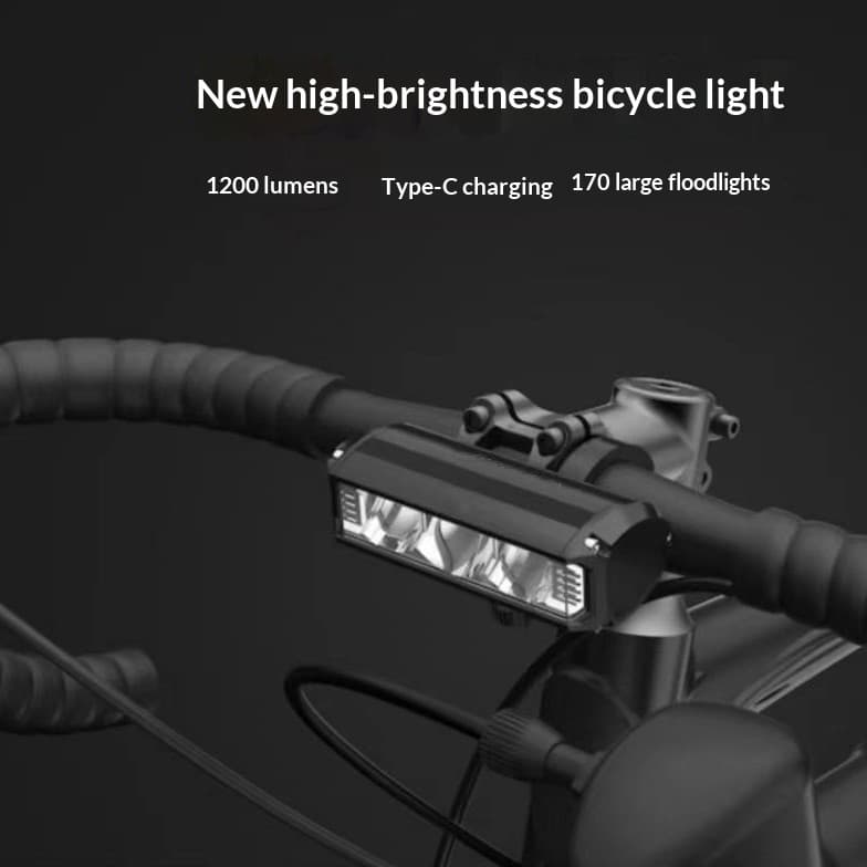 Aluminum Alloy USB-Rechargeable Cycling Light