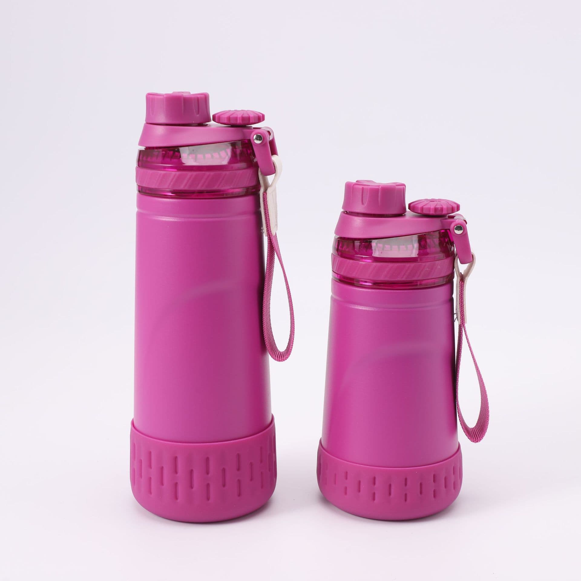 Vacuum Insulated Water Bottle with Pop-Up Straw & Carry Strap