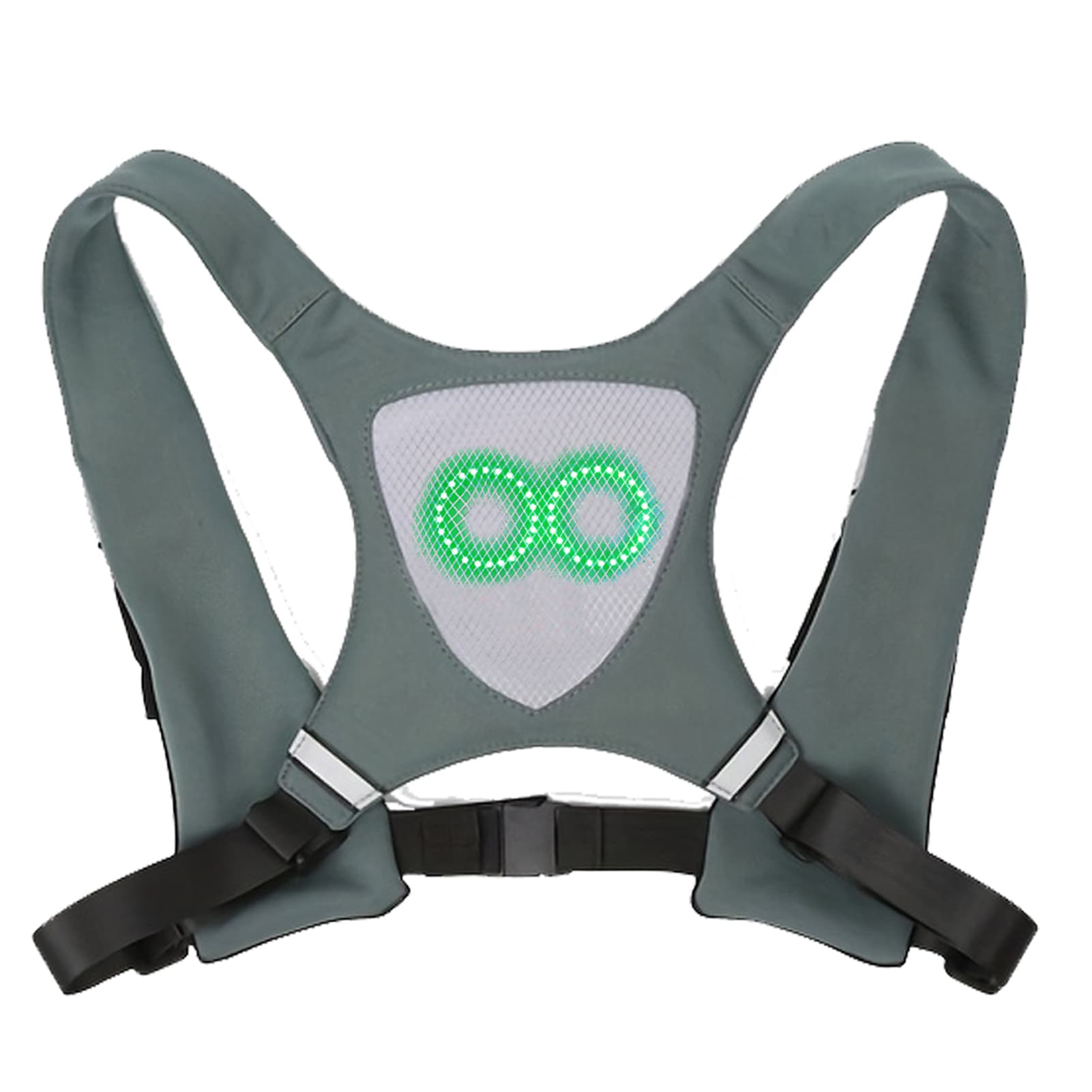 Music-Sync LED Backpack with USB Charging, Lightweight for Night Runs