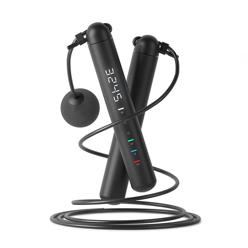 Fitness Monster Smart Rope Bluetooth Connection App Voice Broadcast Accompanying Action Guidance Steel Wire Double Rope Counting