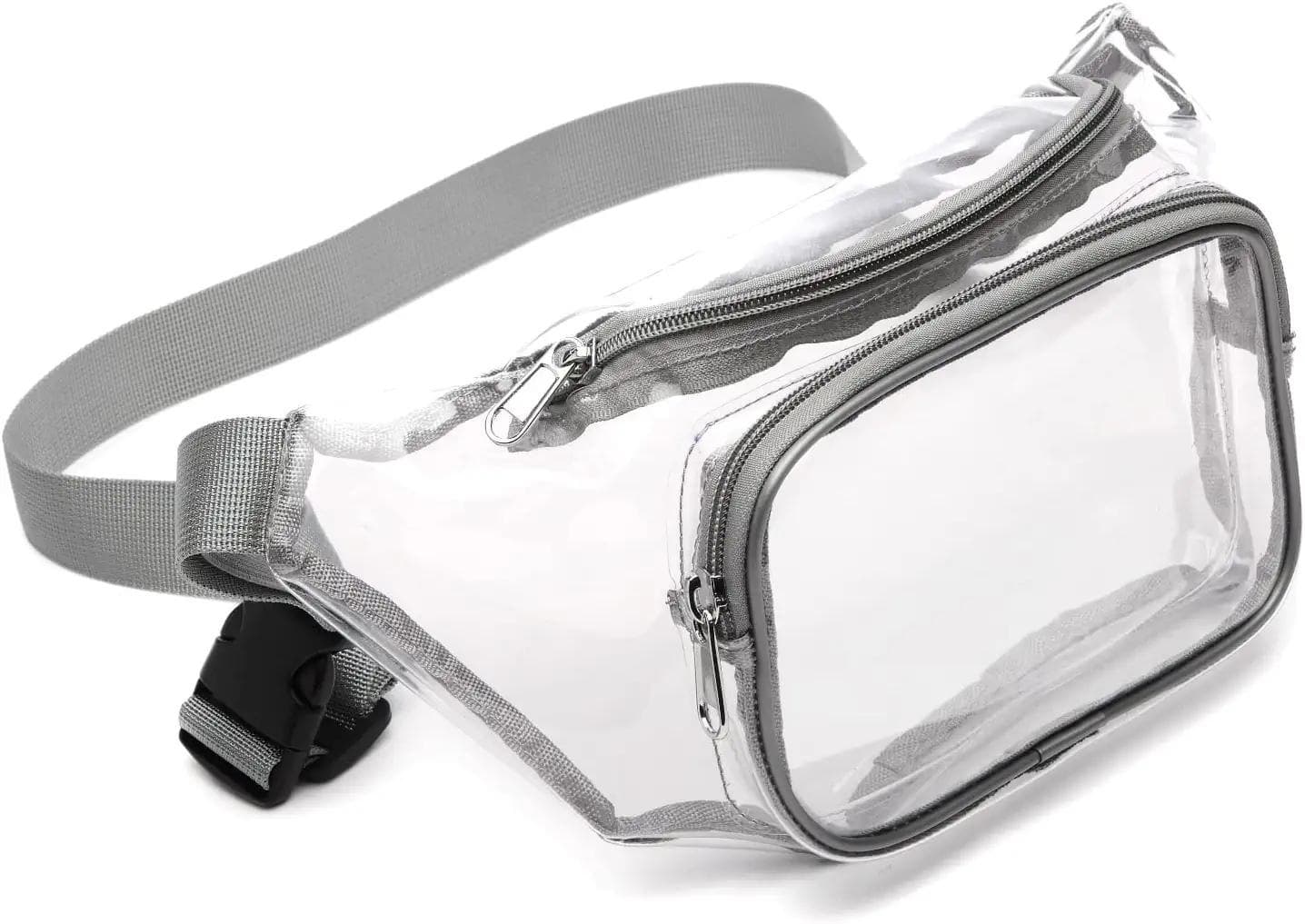 Eco-friendly Transparent PVC Waist Bag Outdoor Sports Crossbody Bag
