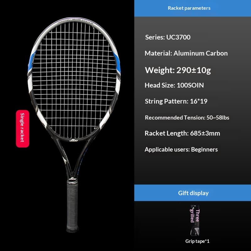 Tennis Racquets Carbon And Carbon Fiber Integrated Super Light Single And Double Racquets Professional Resistant Tennis Racquets Leydo Genuine Goods Racquets